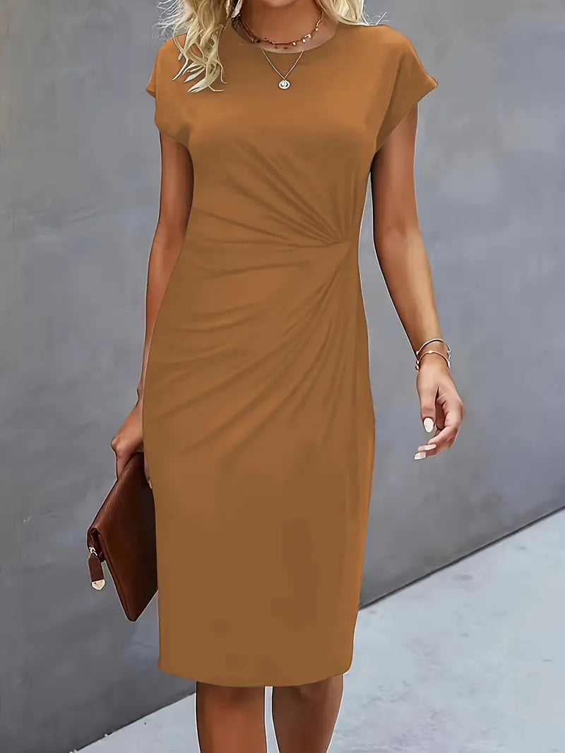 Katrien | Women's Elegant Midi Dress with a Flattering Fit