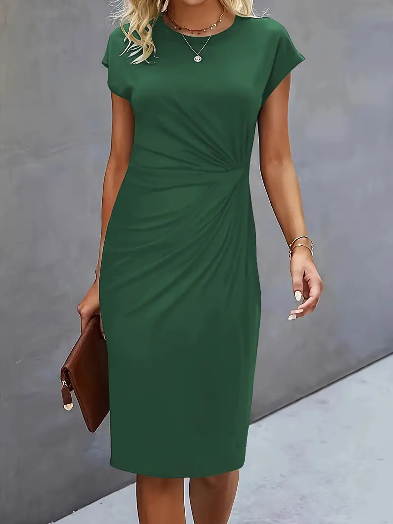Katrien | Women's Elegant Midi Dress with a Flattering Fit