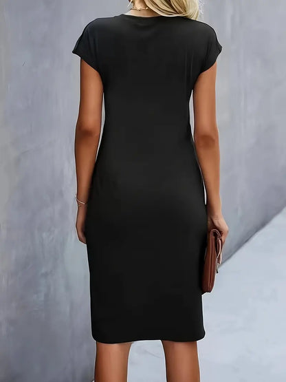 Katrien | Women's Elegant Midi Dress with a Flattering Fit