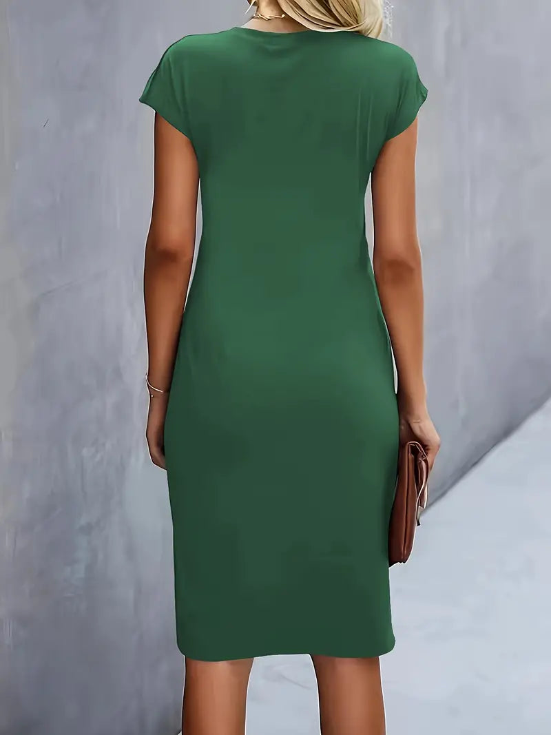 Katrien | Women's Elegant Midi Dress with a Flattering Fit