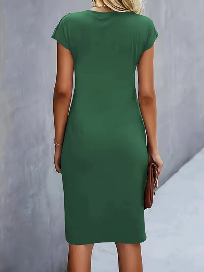 Katrien | Women's Elegant Midi Dress with a Flattering Fit