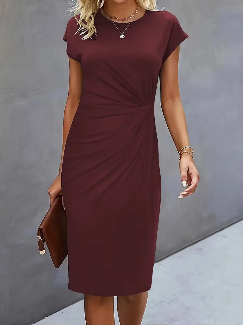 Katrien | Women's Elegant Midi Dress with a Flattering Fit
