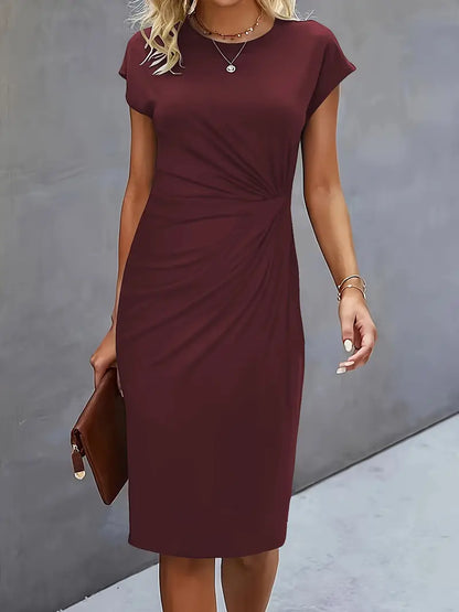 Katrien | Women's Elegant Midi Dress with a Flattering Fit