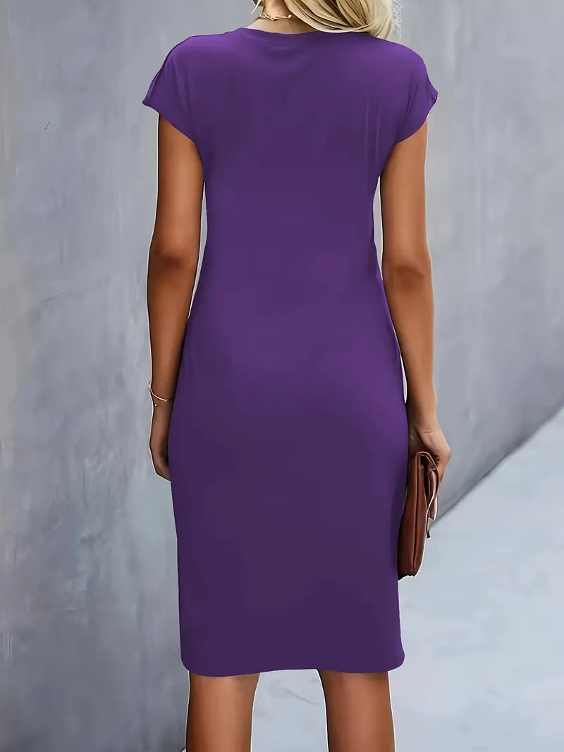 Katrien | Women's Elegant Midi Dress with a Flattering Fit