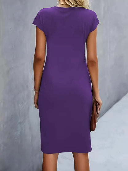 Katrien | Women's Elegant Midi Dress with a Flattering Fit