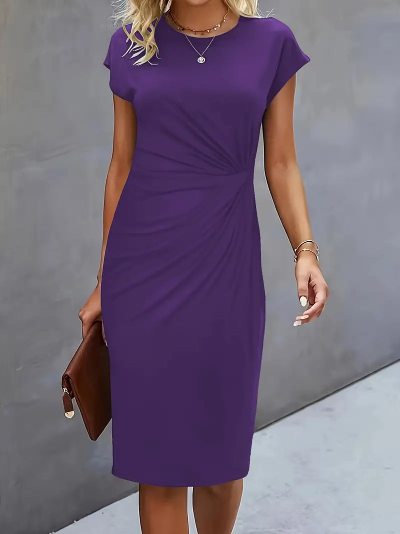 Katrien | Women's Elegant Midi Dress with a Flattering Fit