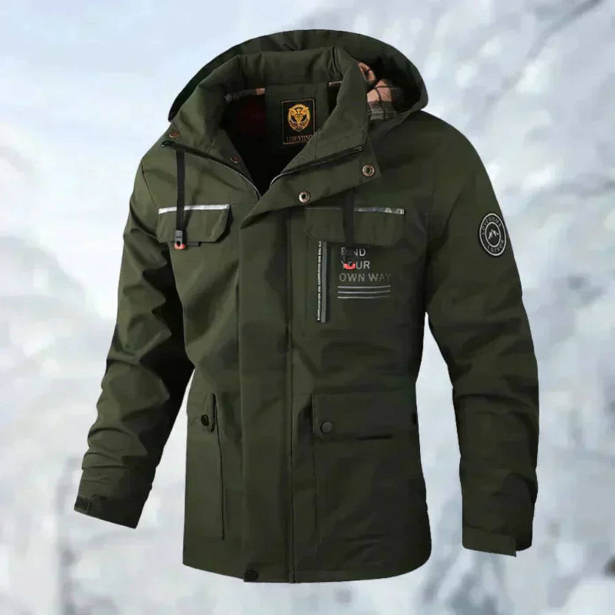 Isaac | Men's Waterproof Outdoor Jacket with Pockets