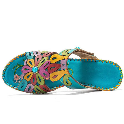 Broceliande | Women's Lightweight Open-Toe Comfortable High-Heeled Orthopedic Sandal
