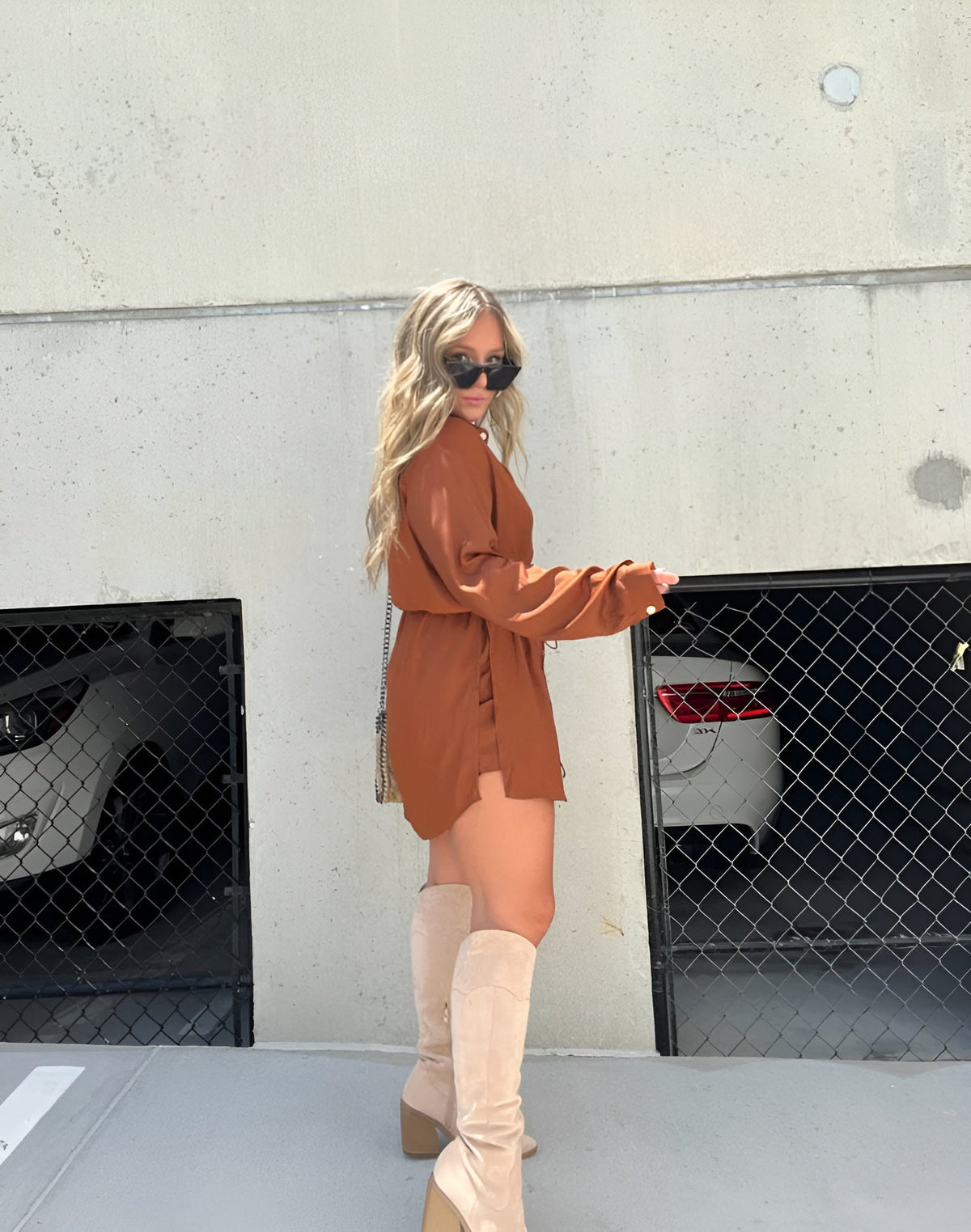Fara | Women's Chic Romper Mini Dress
