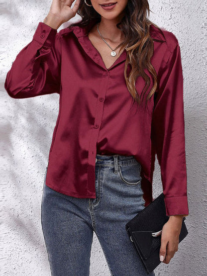 Women's Chic Long-Sleeve Shirt