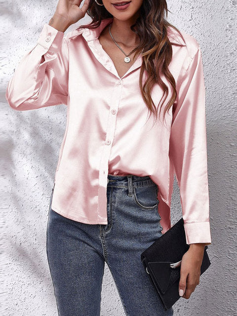 Women's Chic Long-Sleeve Shirt