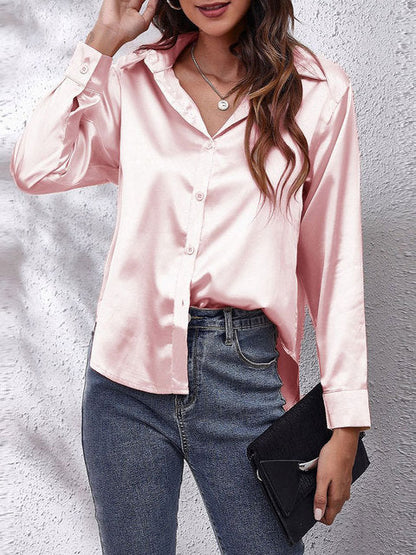 Women's Chic Long-Sleeve Shirt