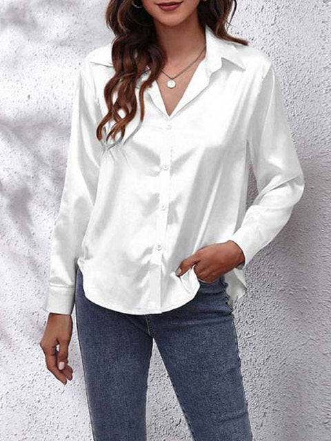 Women's Chic Long-Sleeve Shirt