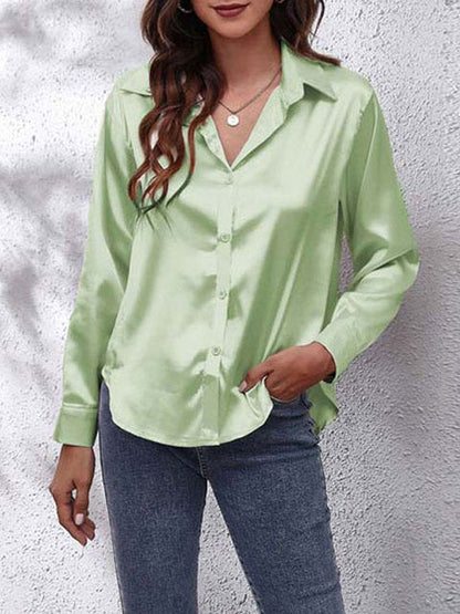Women's Chic Long-Sleeve Shirt