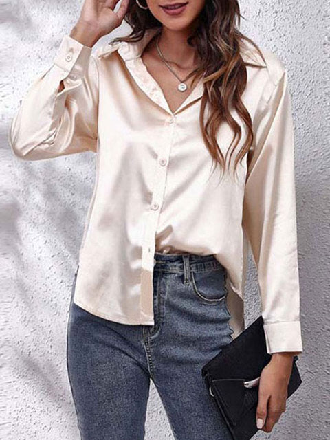 Women's Chic Long-Sleeve Shirt