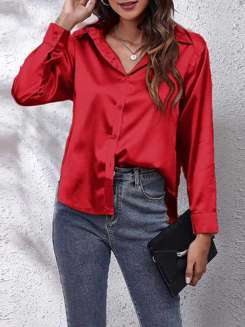 Women's Chic Long-Sleeve Shirt