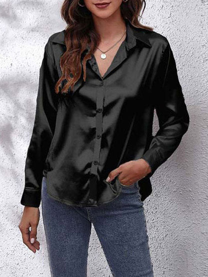 Women's Chic Long-Sleeve Shirt