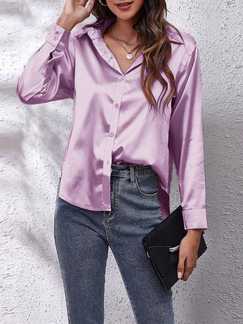 Women's Chic Long-Sleeve Shirt