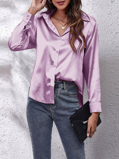 Women's Chic Long-Sleeve Shirt