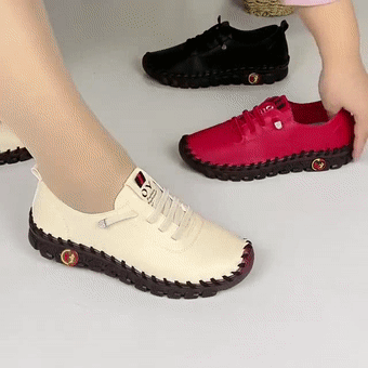 Steadyedge | Women's Cushioned Lace-Up Comfort Shoes