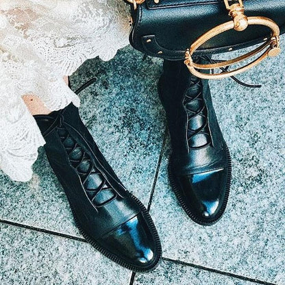 Selene | Women's Orthopedic Lace-Up Premium Heeled Boots