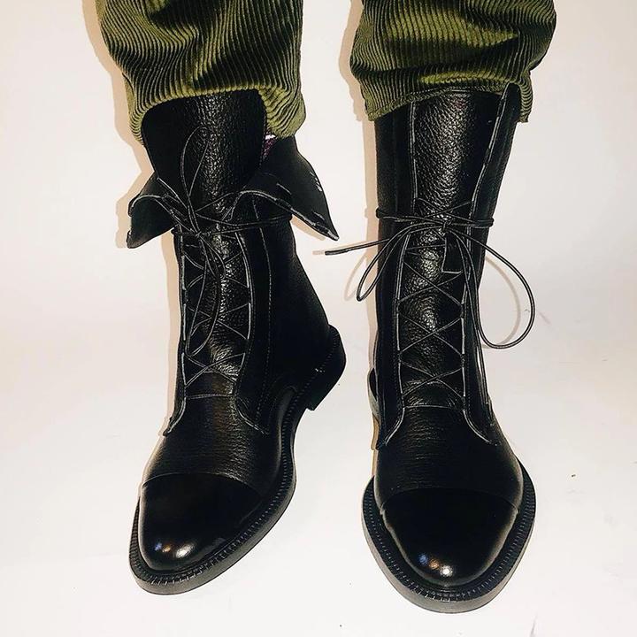 Selene | Women's Orthopedic Lace-Up Premium Heeled Boots
