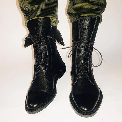 Selene | Women's Orthopedic Lace-Up Premium Heeled Boots