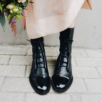 Selene | Women's Orthopedic Lace-Up Premium Heeled Boots