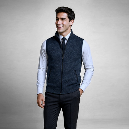 Marcus | Men's Lightweight Zip Vest with Pockets