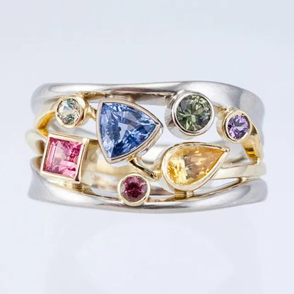 Vintage Ring with Bunter Zircon