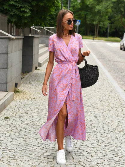 Leanne | Women's Elegant Tummy Covering Midi Dress
