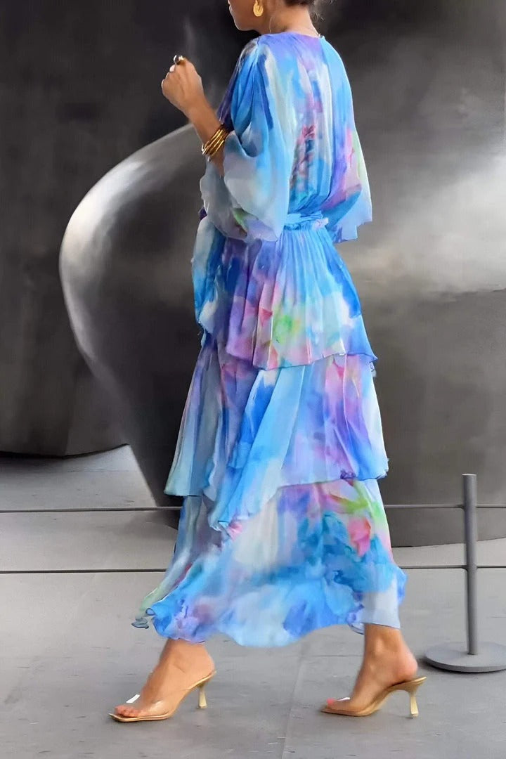 Odette | Women's Elegant Flowing Maxi Dress