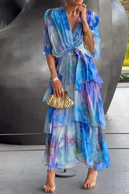 Odette | Women's Elegant Flowing Maxi Dress