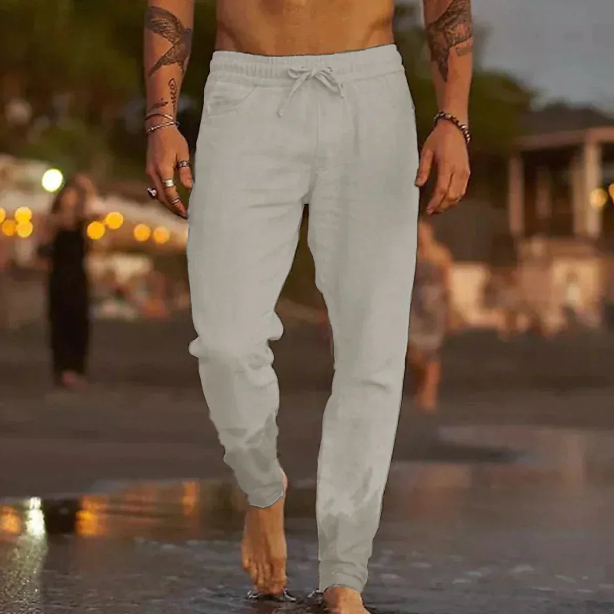Elric | Men's Slim-Fit Casual Trousers