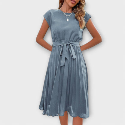 Claire | Women's Casual Pleated Midi Dress