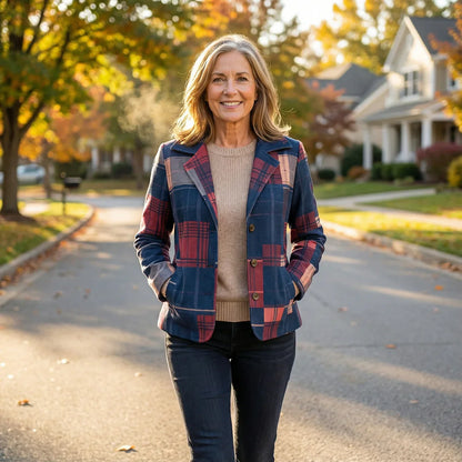 Joyce | Classic Plaid Jacket