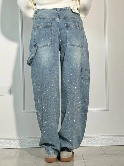 Violette | Women's High-Waisted Wide-Leg Trousers with Pockets