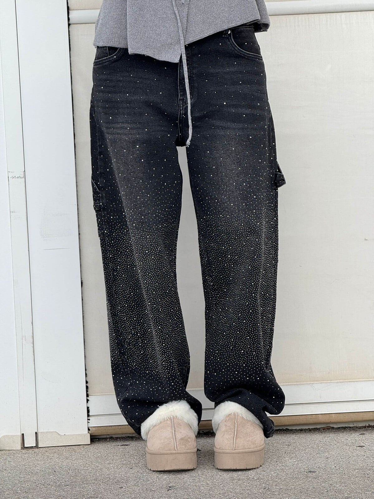Violette | Women's High-Waisted Wide-Leg Trousers with Pockets