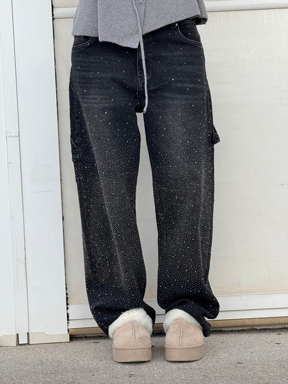 Violette | Women's High-Waisted Wide-Leg Trousers with Pockets