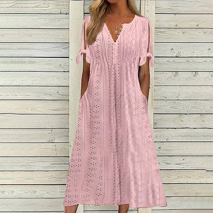 Fernie | Women's Sweet Breeze Midi Dress with Pockets