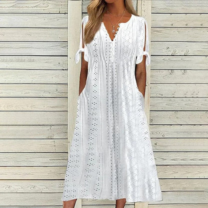 Fernie | Women's Sweet Breeze Midi Dress with Pockets