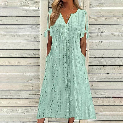 Fernie | Women's Sweet Breeze Midi Dress with Pockets