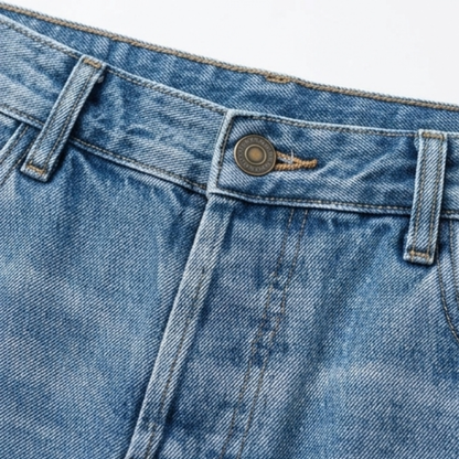 Vivara | Women's Vintage-Inspired Cropped Straight Leg Jeans with Fringe