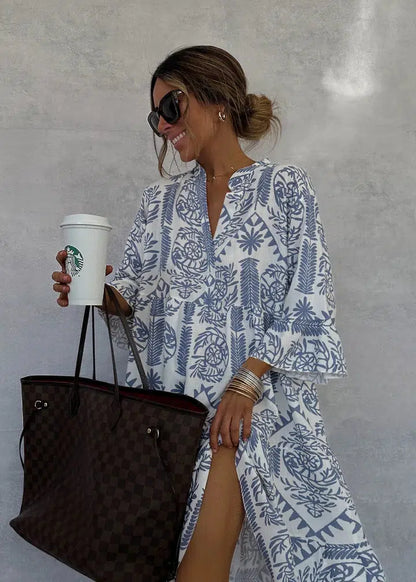 Idalina | Women's Chic Printed Dress