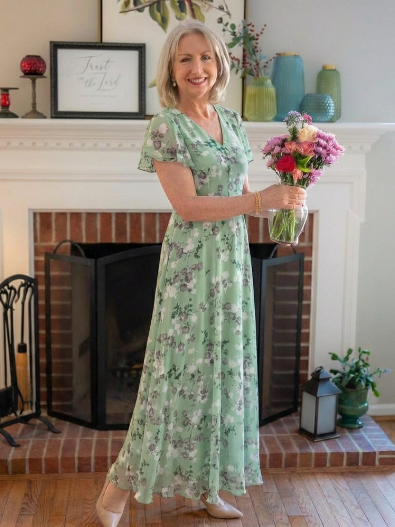 Ismeria | Women's Relaxed Floral Maxi Dress