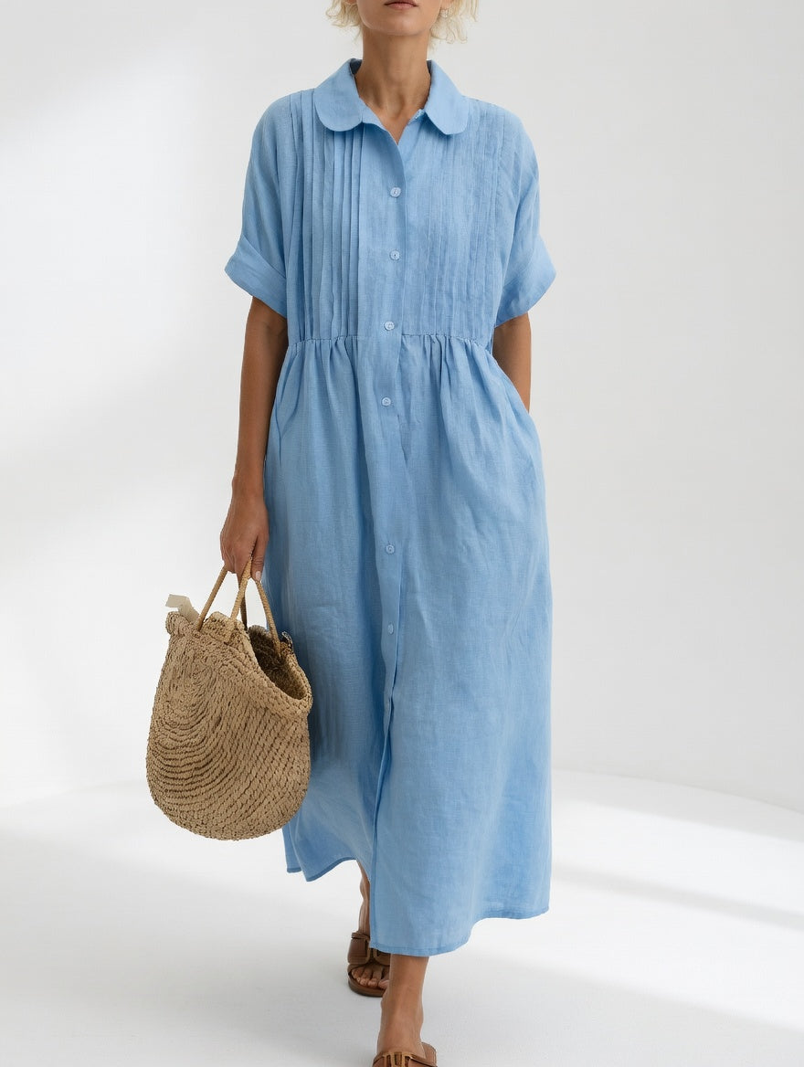 Lysandra | Women's Longline Breezy Summer Shirt Maxi Dress
