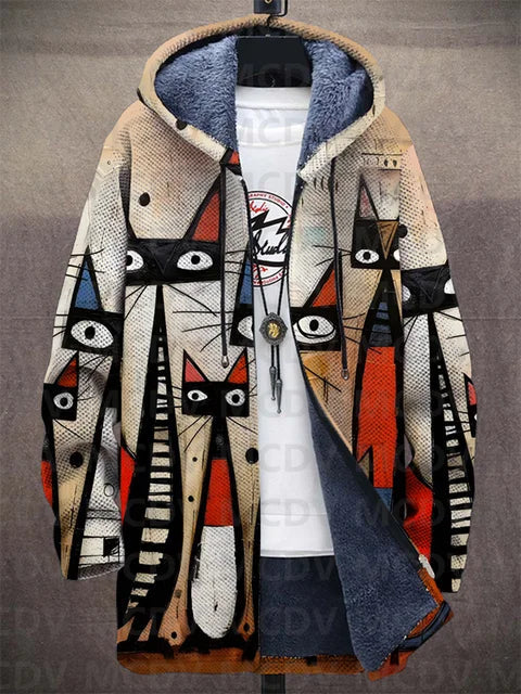 Lowanna | Longline Luxurious Cardigan with Artistic Inspiration