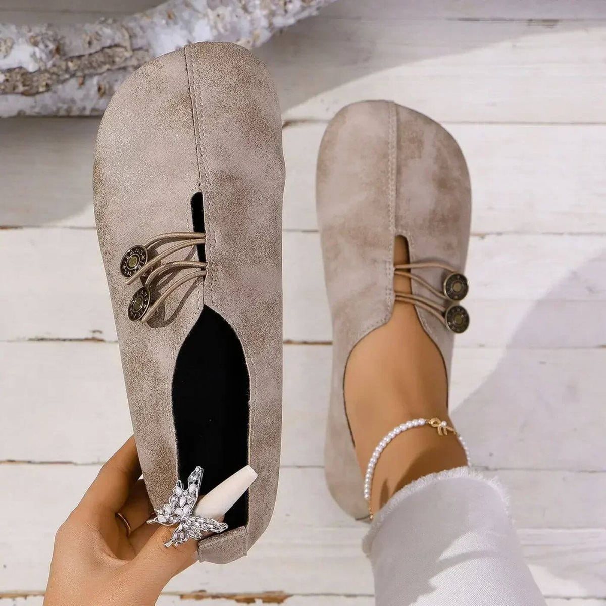 Lydia | Cushioned Soft and Flexible Orthopedic Shoes with Arch Support
