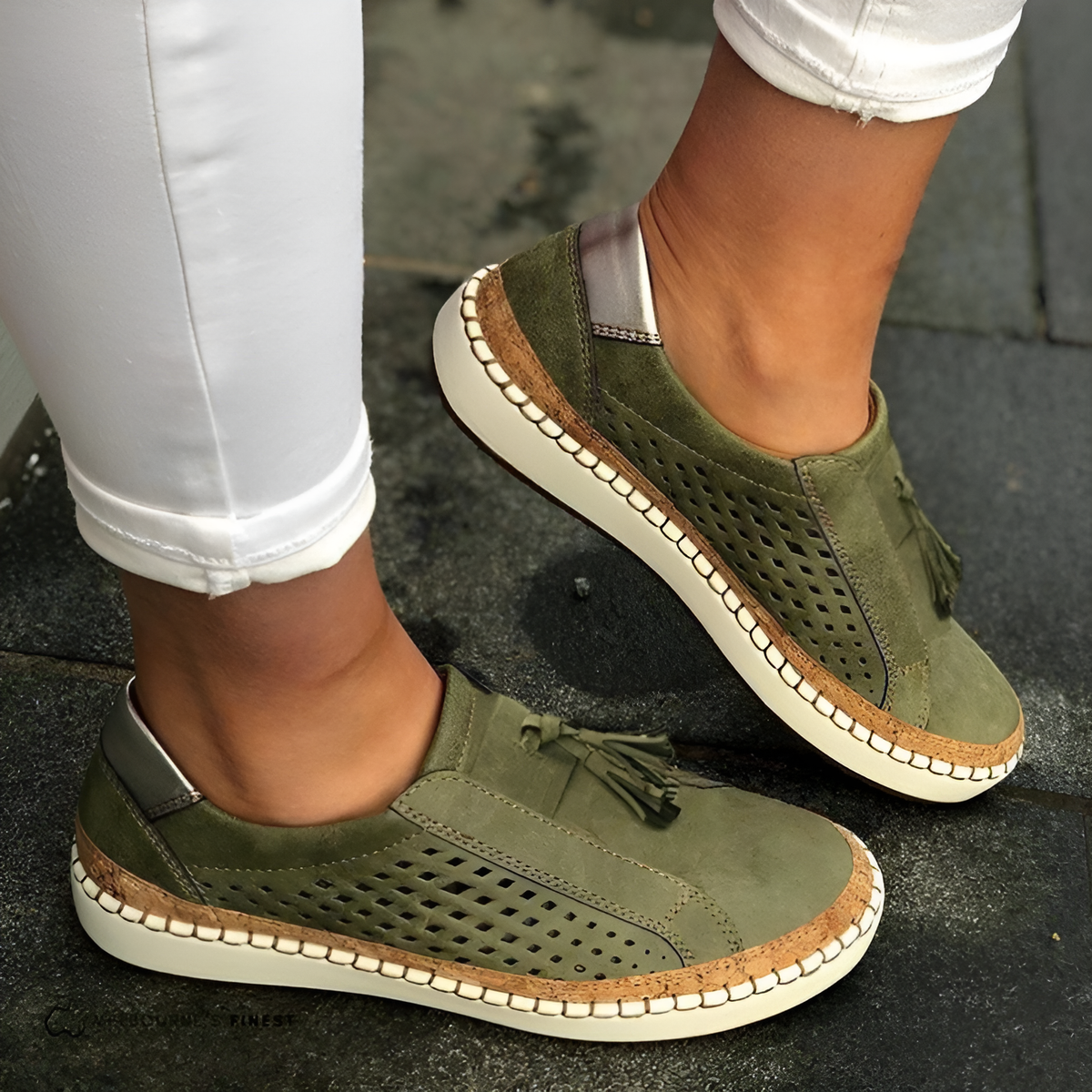 Kelsey | Women's Cushioned Orthopedic Summer Slip-Ons