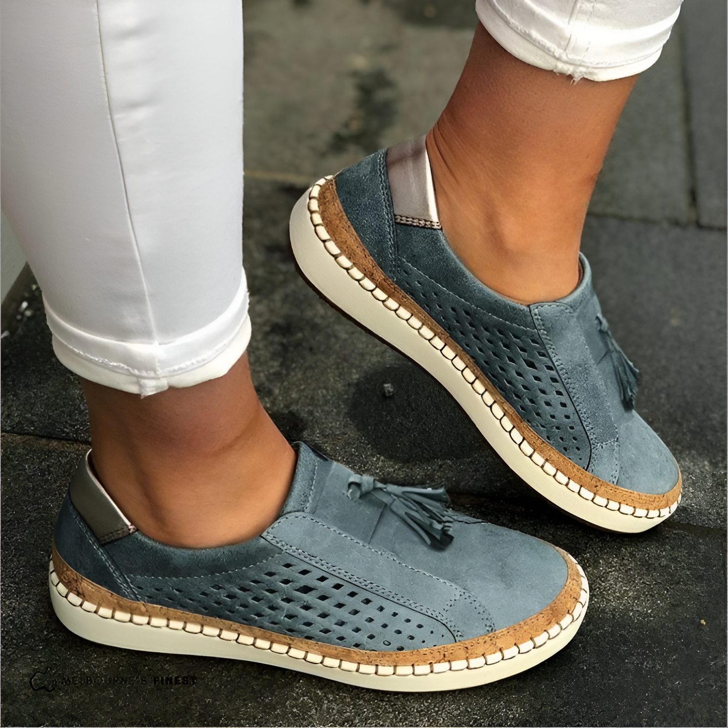 Kelsey | Women's Cushioned Orthopedic Summer Slip-Ons